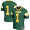 #1 NDSU Bison GameDay Greats Unisex 2024 NCAA FCS Football National Champions Lightweight Fashion Jersey - Green - Front View