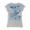 MTSU Blue Raiders Vive La Fete Youth Impressions Artwork Fitted T-Shirt - - Detail View