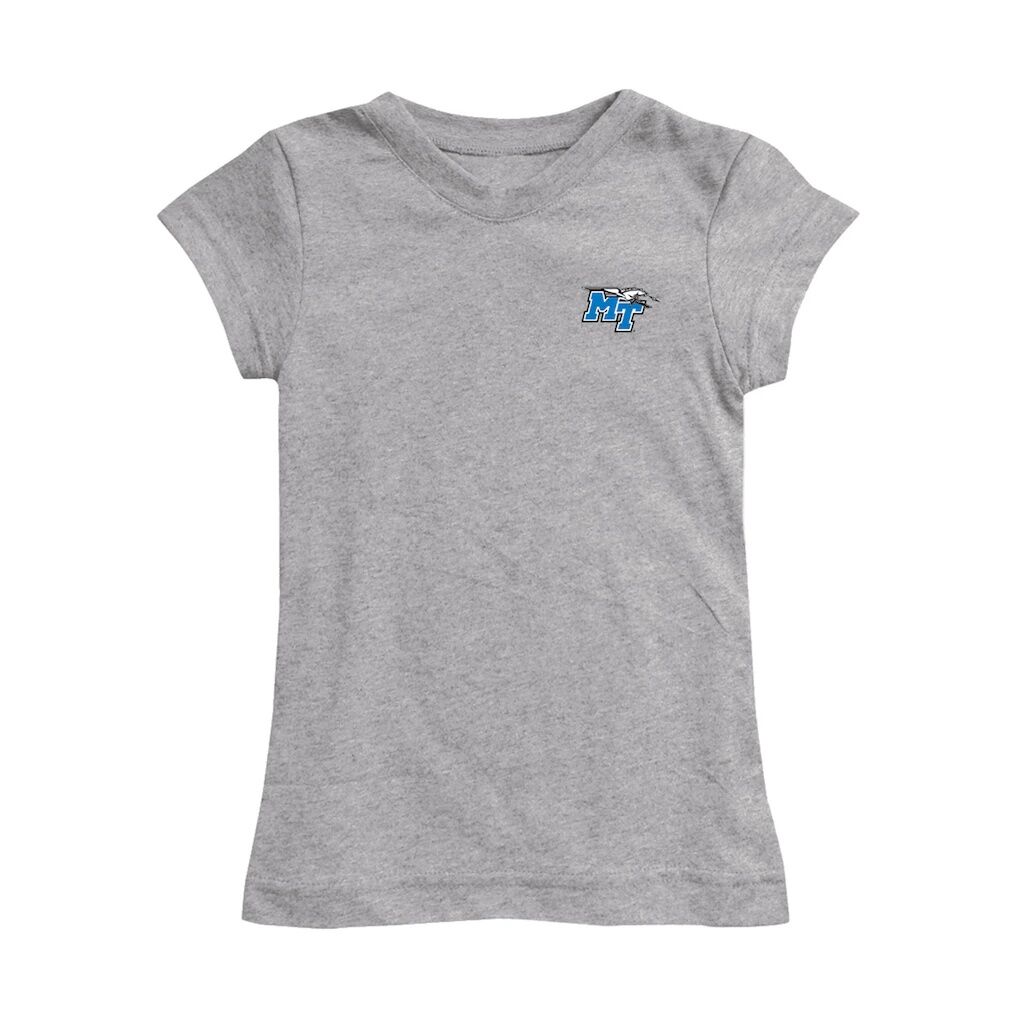 MTSU Blue Raiders Vive La Fete Youth Impressions Artwork Fitted T-Shirt - Heather Gray