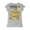 Wichita State Shockers Vive La Fete Youth Impressions Artwork Fitted T-Shirt - Heather Gray - Detail View