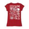 Morehouse Maroon Tigers Vive La Fete Girls Toddler Impressions Artwork T-Shirt - Red - Detail View