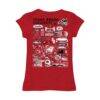 Stony Brook Seawolves Vive La Fete Girls Toddler Impressions Artwork T-Shirt - Red - Detail View