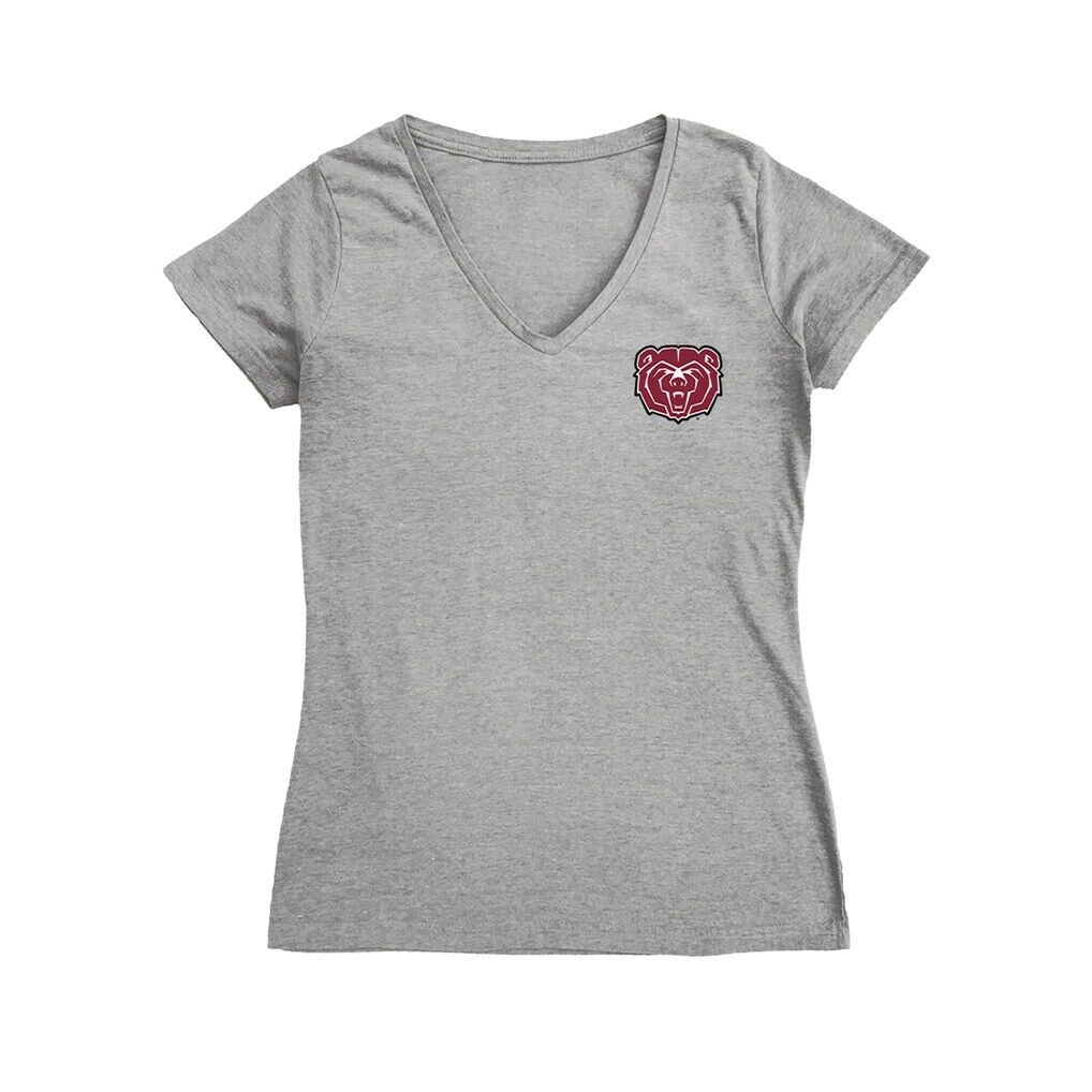 Missouri State University Bears Vive La Fete Women's Impressions Artwork V-Neck T-Shirt