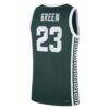 Draymond Green Michigan State Spartans Nike Road Replica Basketball Jersey - Green - Detail View