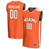 Miami Hurricanes GameDay Greats Unisex Lightweight Collegiate Women's Basketball Pick-a-Player Fashion Jersey - Orange - Front View