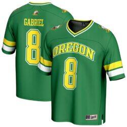 Dillon Gabriel Oregon Ducks GameDay Greats Unisex NIL Football Fashion Jersey - Green - Front View