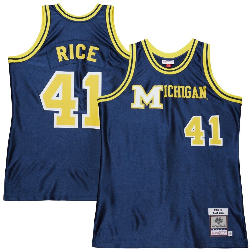 Glen Rice Michigan Wolverines Mitchell & Ness 1988/89 Authentic Jersey