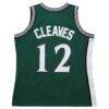 Mateen Cleaves Michigan State Spartans Mitchell & Ness 1999/00 Swingman Jersey - Green - Detail View