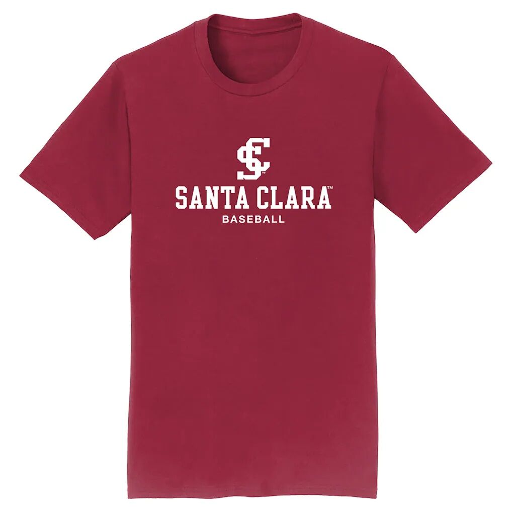 Santa Clara Broncos Unisex Baseball NIL Pick-A-Player Shirsey T-Shirt - Cardinal
