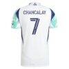 Tomás Chancalay New England Revolution adidas 2025 Eastern White Pine x Flag of New England Authentic Player Jersey - White - Detail View
