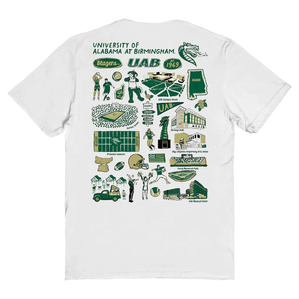 UAB Blazers Vive La Fete Women's Impressions Artwork Relaxed Fit T-Shirt