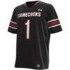 South Carolina Gamecocks Under Armour Premier Football Jersey - Black - Side View