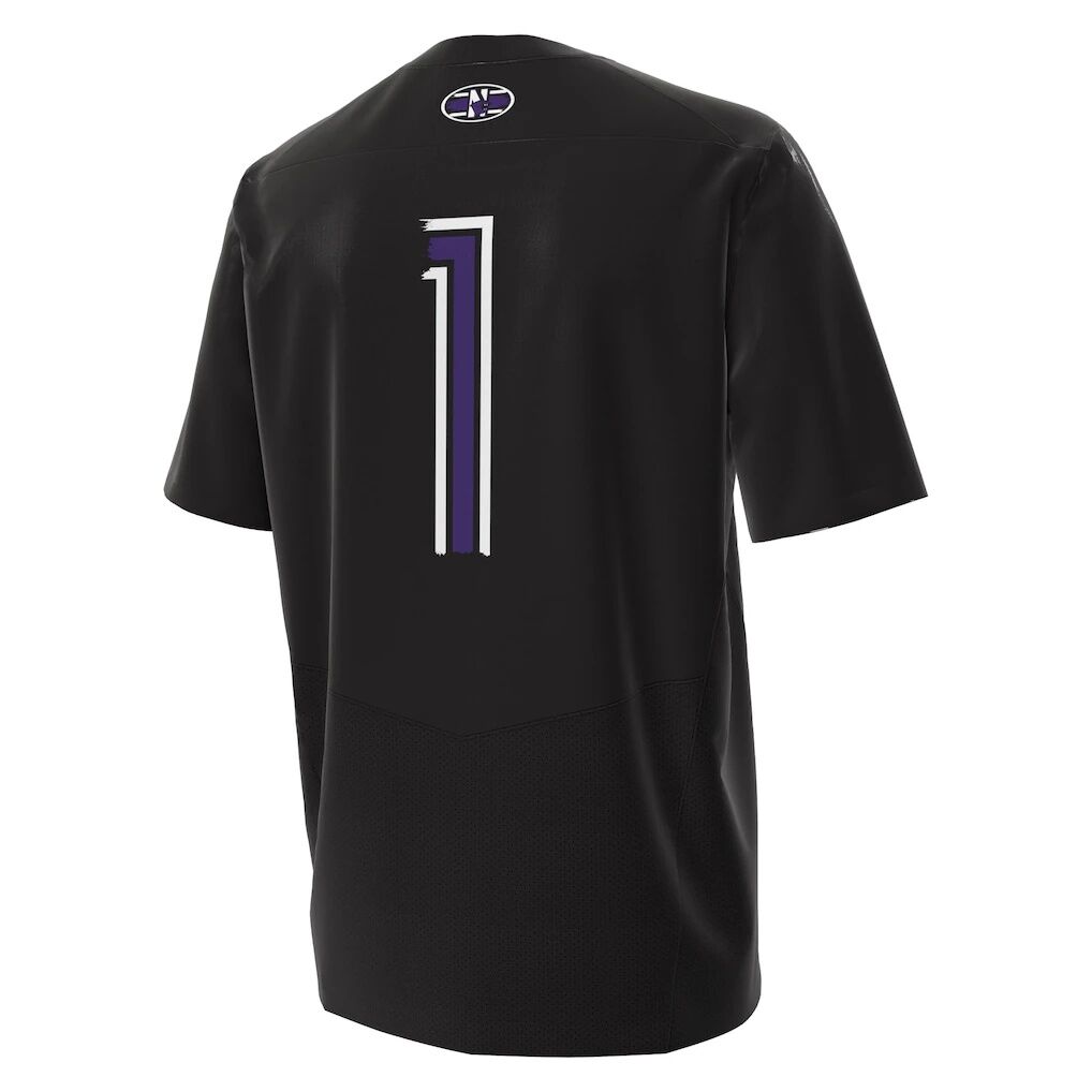 #1 Northwestern Wildcats Under Armour Alternate Replica Football Jersey