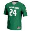 #24 South Florida Bulls GameDay Greats Unisex Lightweight Lacrosse Jersey - Green - Side View