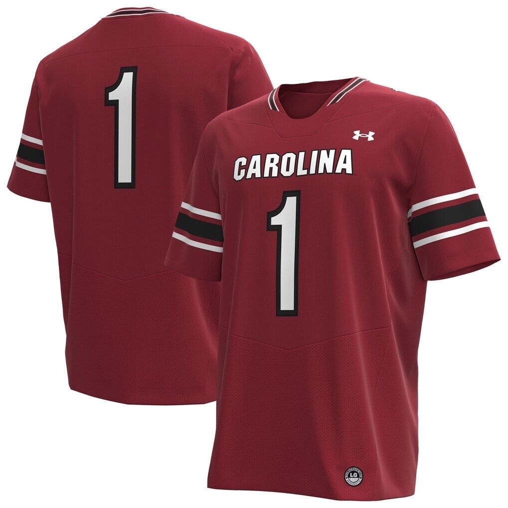 South Carolina Gamecocks Under Armour Premier Football Jersey - Garnet