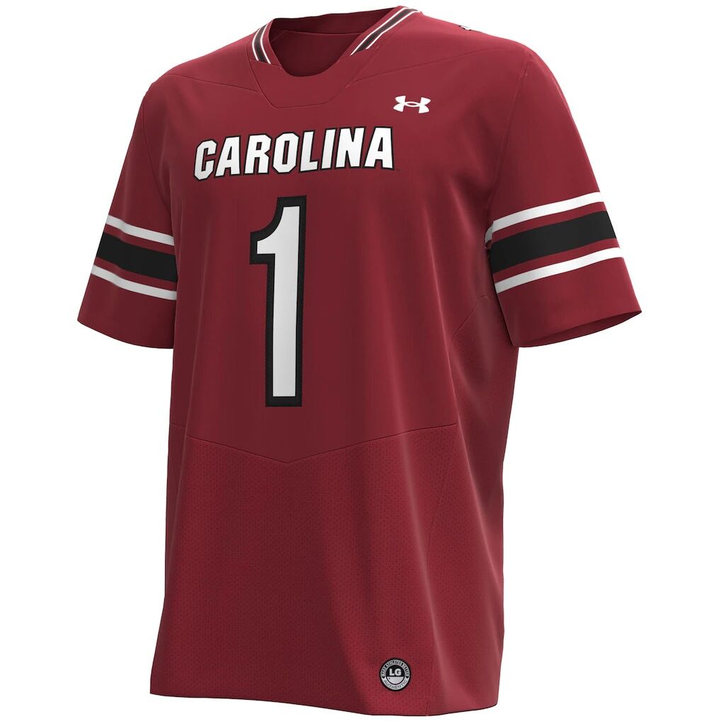 South Carolina Gamecocks Under Armour Premier Football Jersey - Garnet