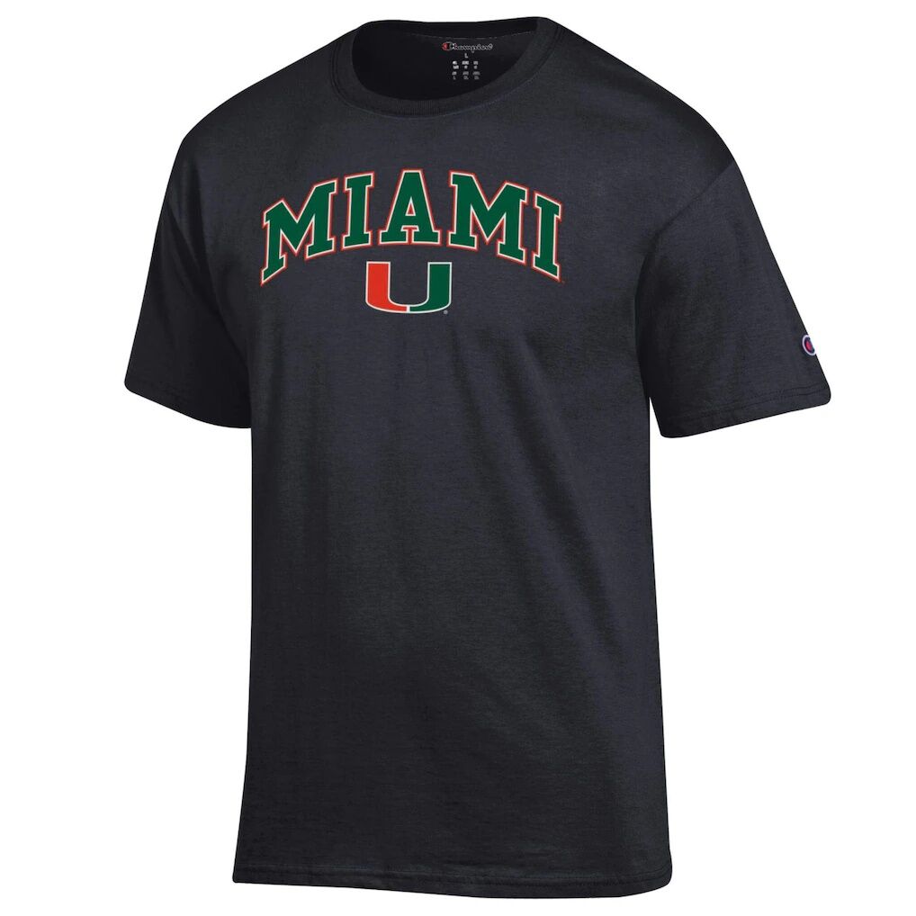Miami Hurricanes Champion Arched Logo T-Shirt
