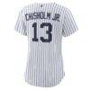 Jazz Chisholm Jr. New York Yankees Nike Women's Home Replica Jersey - White - Detail View