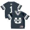 #1 Utah State Aggies GameDay Greats Toddler Football Fashion Jersey - Navy - Front View