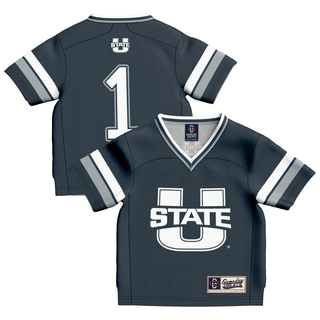 #1 Utah State Aggies GameDay Greats Toddler Football Fashion Jersey