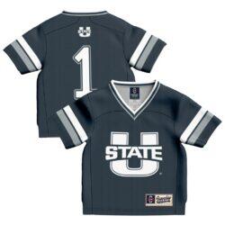 #1 Utah State Aggies GameDay Greats Infant Football Fashion Jersey - Navy - Front View