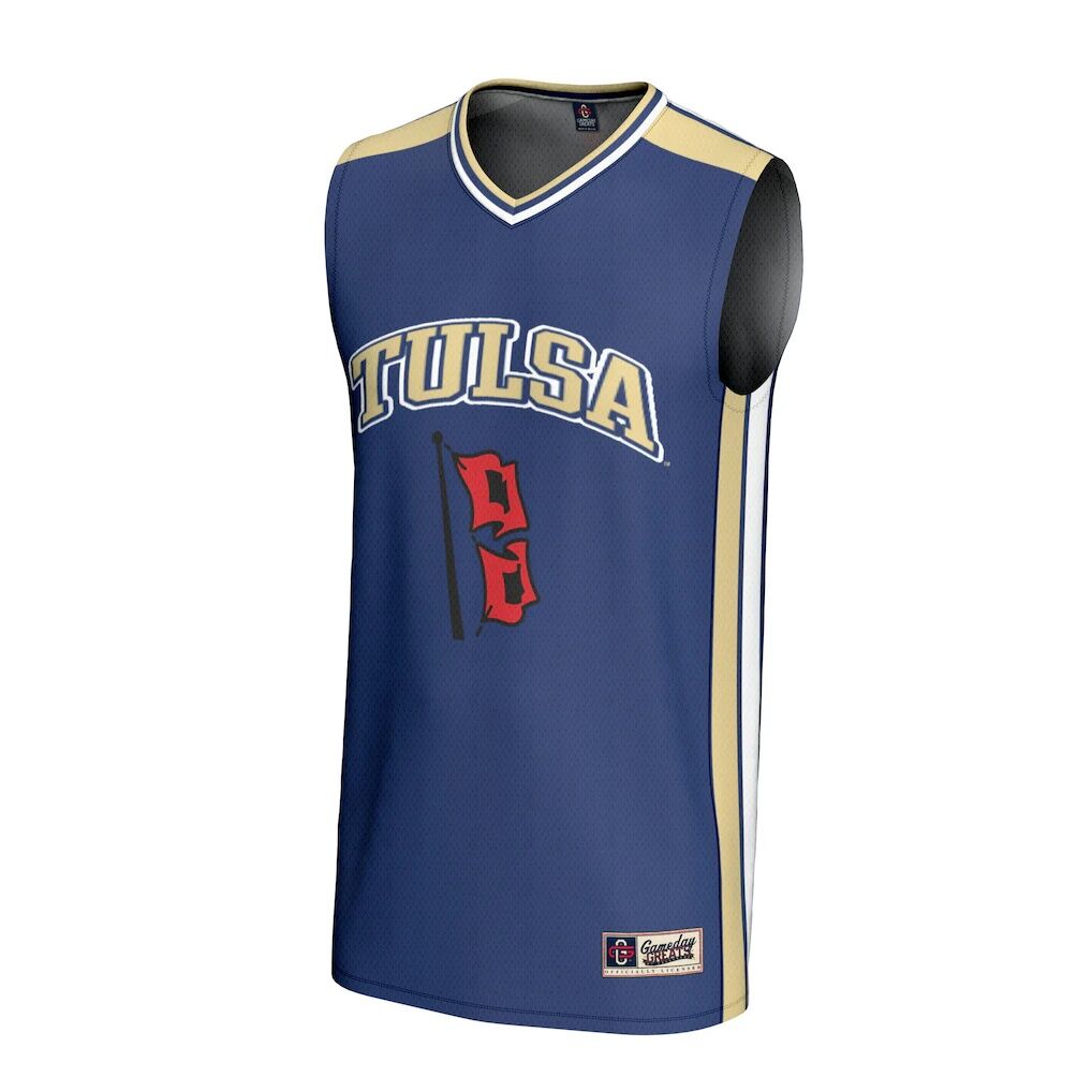 Tulsa Golden Hurricane GameDay Greats Basketball Jersey - Royal
