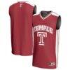 Temple Owls GameDay Greats Basketball Jersey - Red - Front View