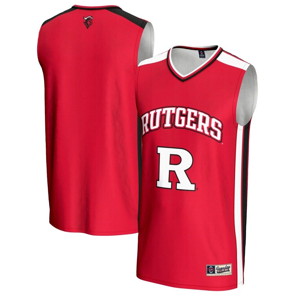 Rutgers Scarlet Knights GameDay Greats Youth Basketball Jersey - Scarlet