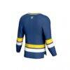 Rochester Yellow Jackets GameDay Greats Hockey Jersey - Blue - Detail View