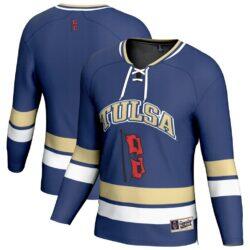 Tulsa Golden Hurricane GameDay Greats Hockey Jersey - - Front View