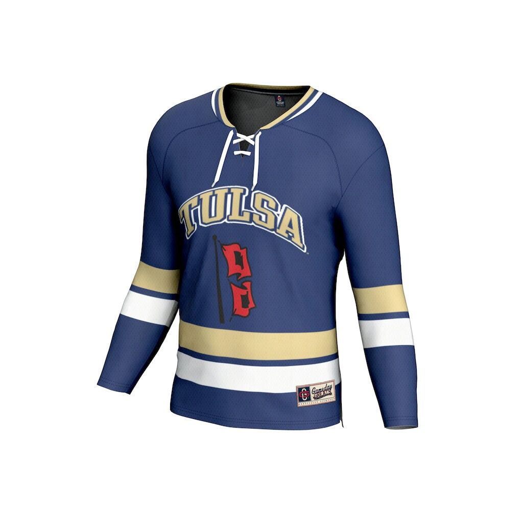 Tulsa Golden Hurricane GameDay Greats Hockey Jersey - Royal