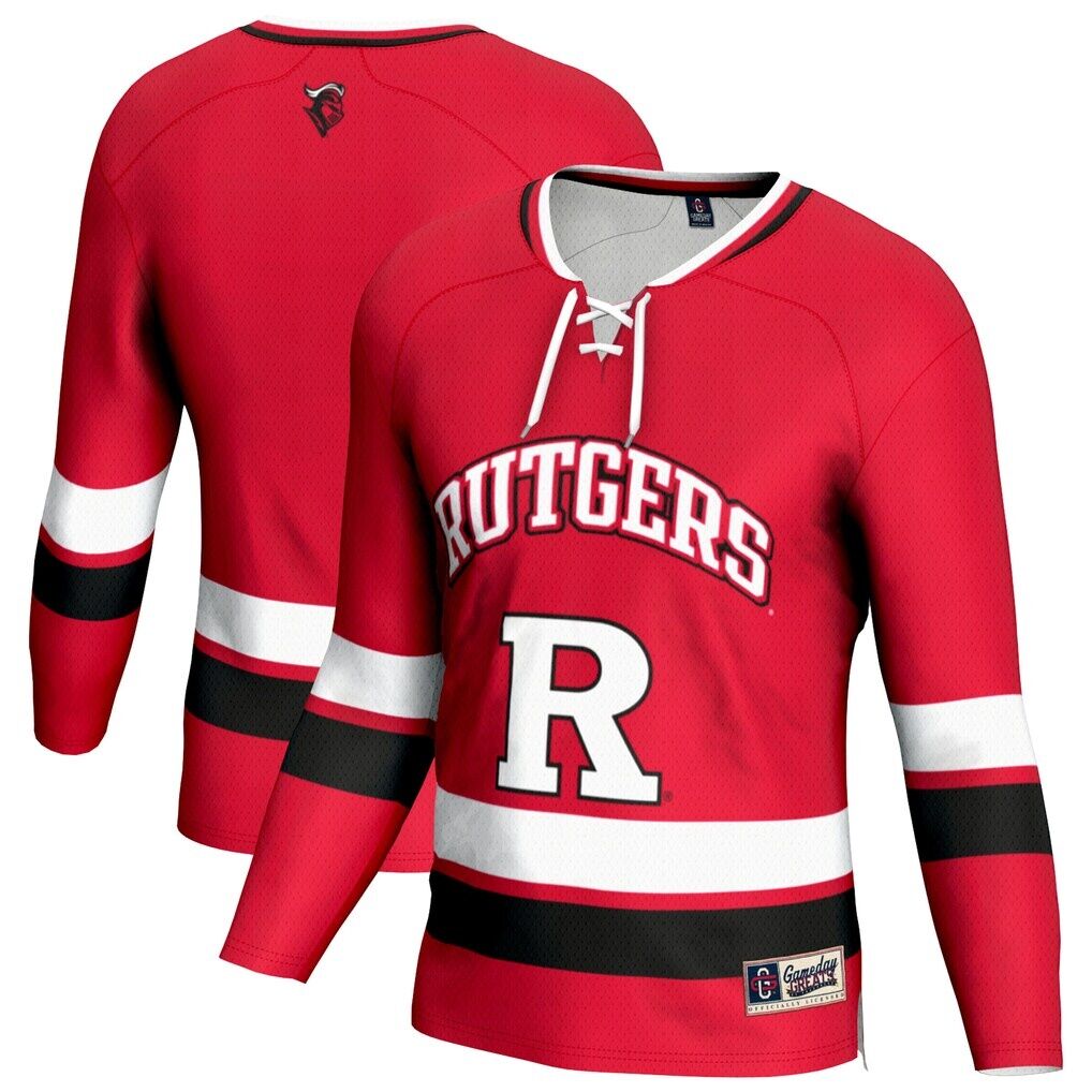 Rutgers Scarlet Knights GameDay Greats Youth Hockey Jersey - Scarlet
