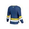 Rochester Yellow Jackets GameDay Greats Youth Hockey Jersey - Blue - Detail View