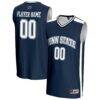 Penn State Nittany Lions GameDay Greats Unisex NIL Pick-A-Player Lightweight Men's Basketball Jersey - Navy - Front View