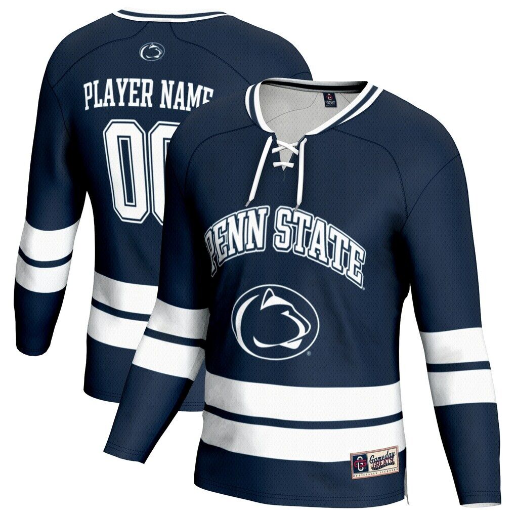 Penn State Nittany Lions GameDay Greats Unisex NIL Pick-A-Player Men's Ice Hockey Lightweight Fashion Jersey