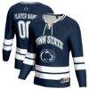 Penn State Nittany Lions GameDay Greats Youth NIL Pick-A-Player Men's Ice Hockey Lightweight Jersey - Navy - Front View