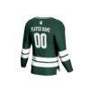 Michigan State Spartans GameDay Greats Youth NIL Pick-A-Player Men's Ice Hockey Lightweight Jersey - Green - Detail View