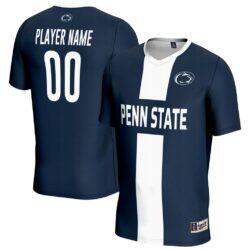 Penn State Nittany Lions GameDay Greats Youth NIL Pick-A-Player Men's Soccer Lightweight Jersey - Navy - Front View
