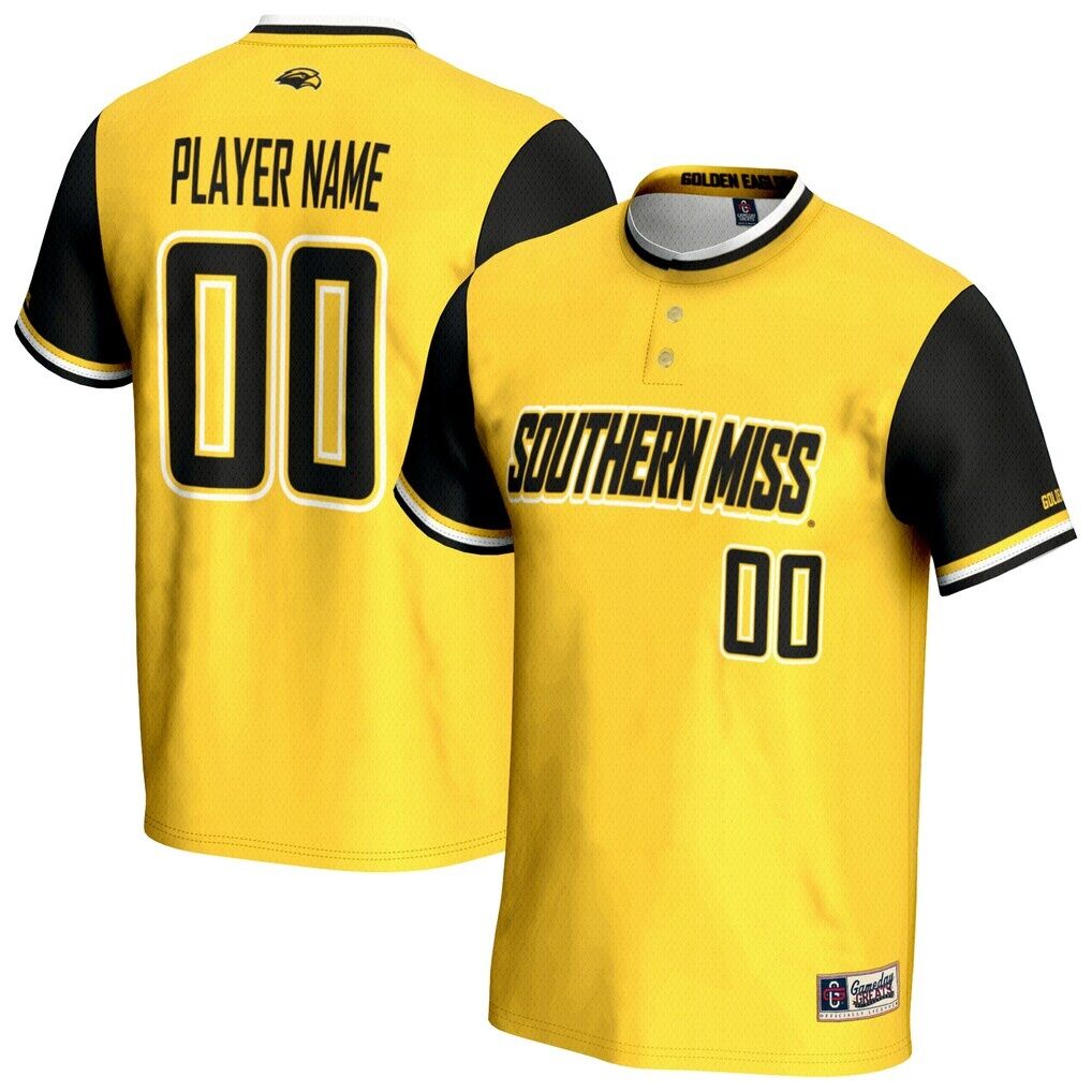 Southern Miss Golden Eagles GameDay Greats Youth NIL Pick-A-Player Lightweight Softball Jersey