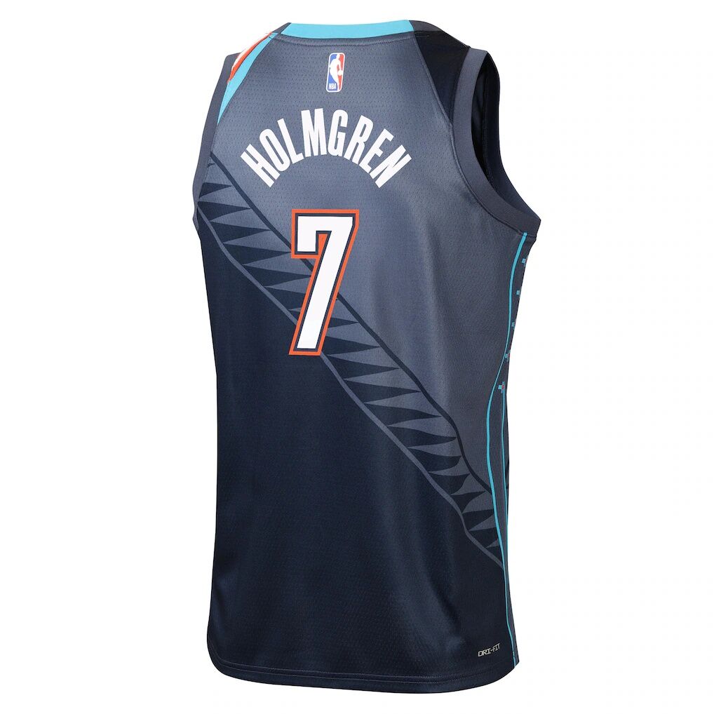 Chet Holmgren Oklahoma City Thunder Nike Youth 2025/26 City Edition Swingman Jersey