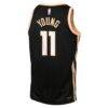 Trae Young Atlanta Hawks Nike Youth 2025/26 City Edition Swingman Jersey - Black - Detail View