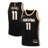 Trae Young Atlanta Hawks Nike Youth 2025/26 City Edition Swingman Jersey - Black - Front View