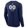 Rice Owls Women's Personalized Name & Number Midfielder V-Neck T-Shirt - Navy - Detail View