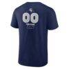 Rice Owls Personalized Name & Number Midfielder T-Shirt - Navy - Detail View