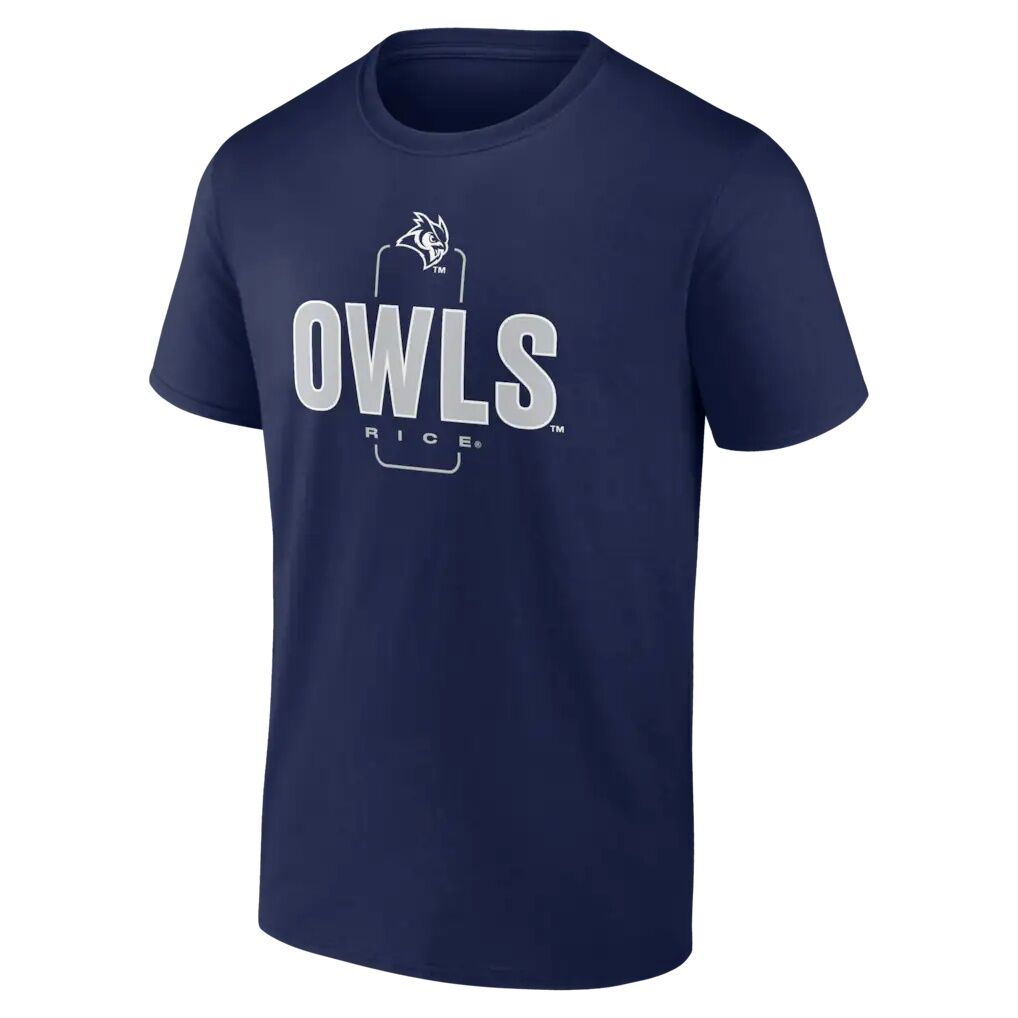 Rice Owls  Personalized Name & Number Midfielder T-Shirt