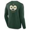 UAB Blazers Personalized Name & Number Midfielder Long Sleeve T-Shirt - Green - Detail View