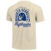 North Georgia Nighthawks Comfort Colors Mascot Overlay T-Shirt - Cream - Detail View