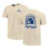 North Georgia Nighthawks Comfort Colors Mascot Overlay T-Shirt - Cream - Front View
