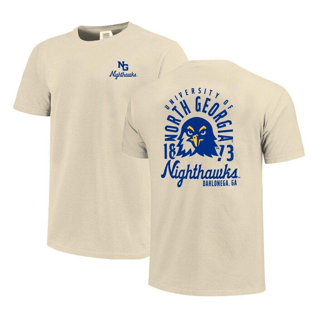 North Georgia Nighthawks Comfort Colors Mascot Overlay T-Shirt