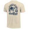 Palm Beach Atlantic Sailfish Comfort Colors Mascot Overlay T-Shirt - Cream - Detail View